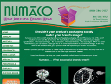 Tablet Screenshot of numaco.com